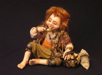 Фотографии авторских куклол Елены Кузнецовой и Марины Прибельской